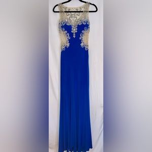 Dave and Johnny Blue Formal Dress